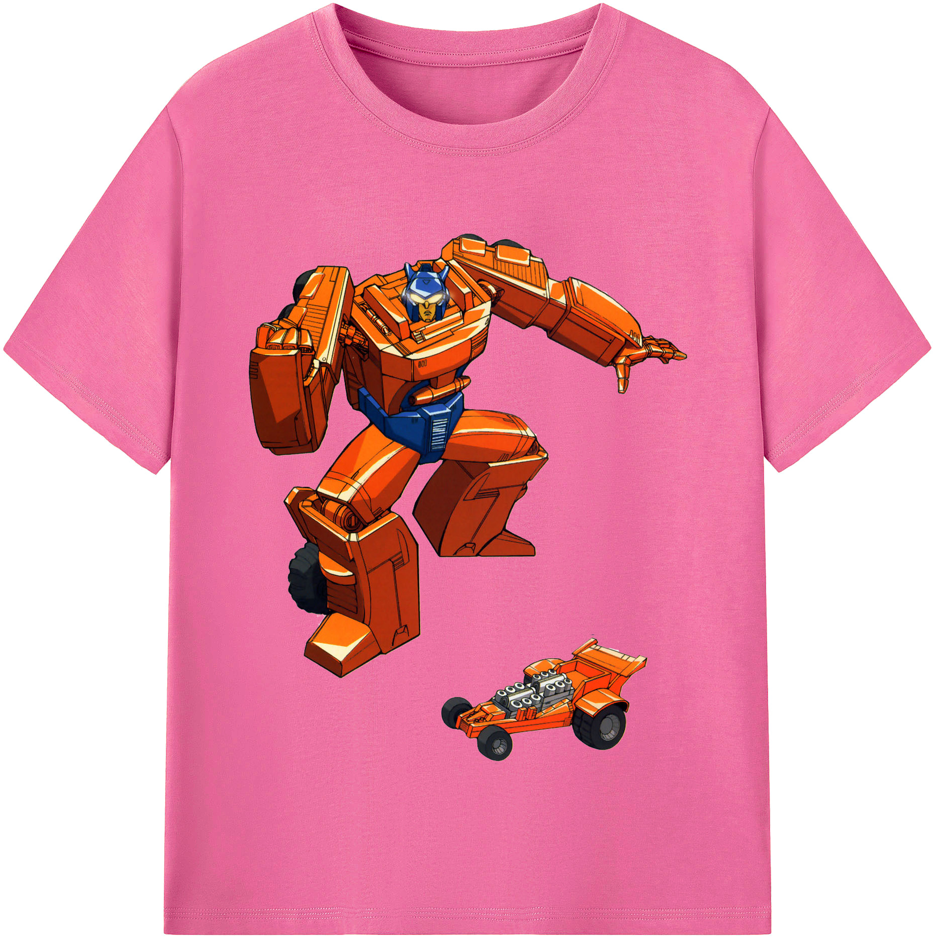 （画像用）  レディースカジュアルプリントTシャツ（綿100％）